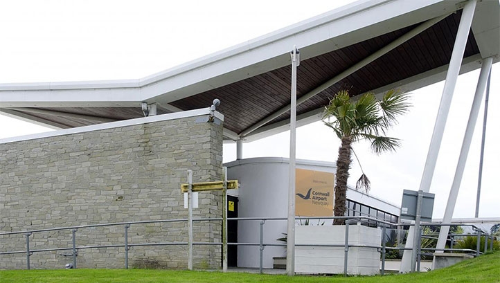 Pictured: Cornwall Airport, Newquay